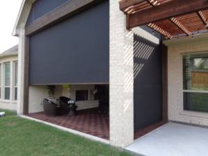 Outdoor Living Spaces Magnatrack Screen in Austin, TX